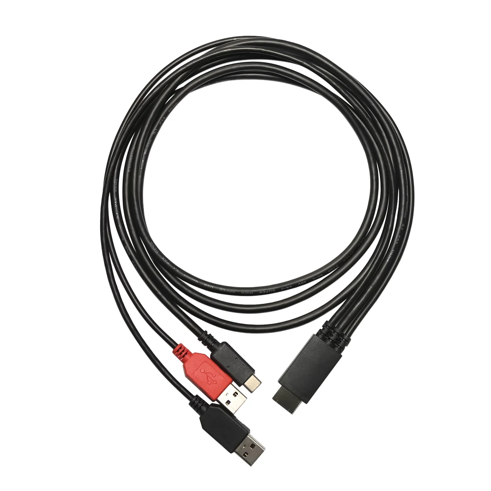 Cable original 3 en 1 SOLAMENTE para XP-Pen Artist10Sv2, Artist 13.3/Pro, Artist 15.6/Pro,Artist 12/Pro