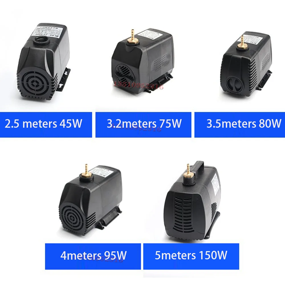 Cnc Submersible Pump แกนไฟฟ้าปั๊มน้ําระบายความร้อน 2.5/3/3.5/4.5/5 เมตรแกะสลักอุปกรณ์เสริม