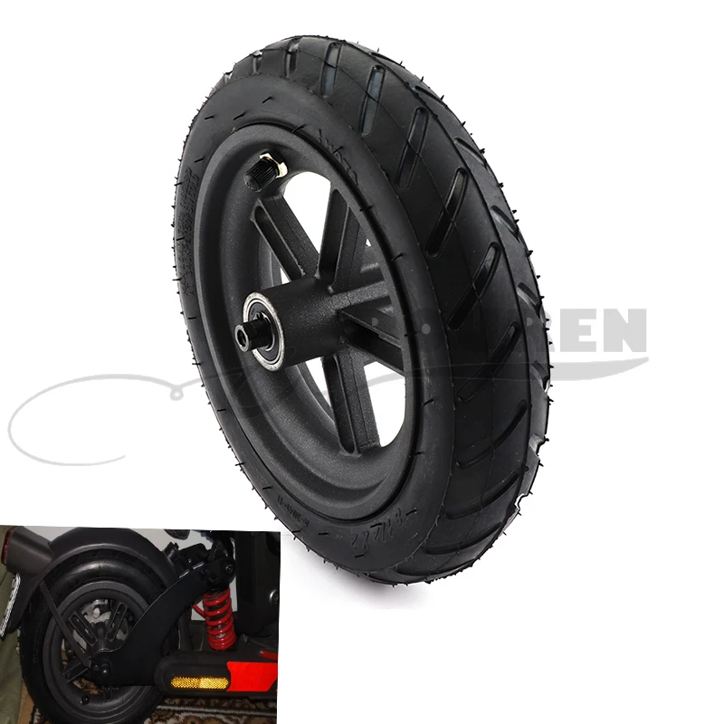 For Xiaomi Mijia M365 Electric Scooter Rear Tire With Wheel Hub Disc Brake Set  Back Tyre   Parts M 365