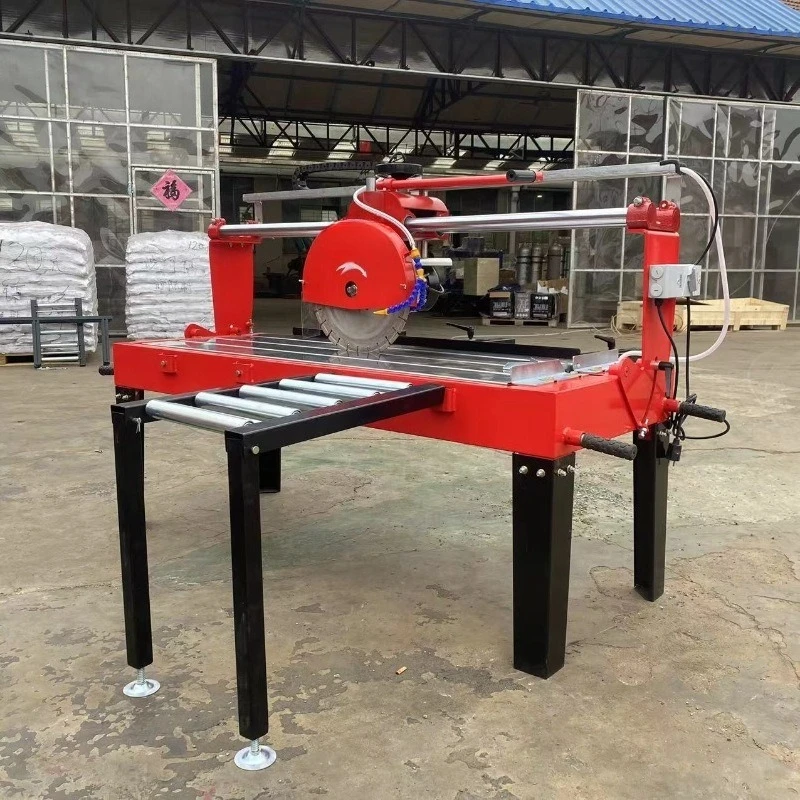 Multifunctional stone tile cutting machine, chamfering and grooving machine