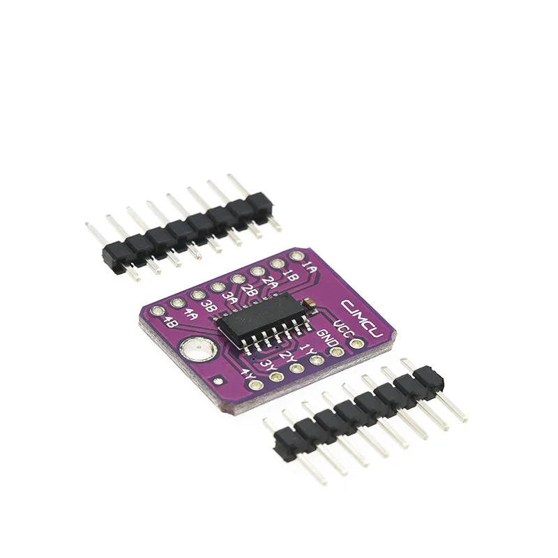 74HC00 Modul Quad 2-Eingang NAND-Gatter Logik-IC Entwicklungsboard 2V-6V Hochgeschwindigkeits-CMOS Breadboard DIY Elektronik – Detail 1