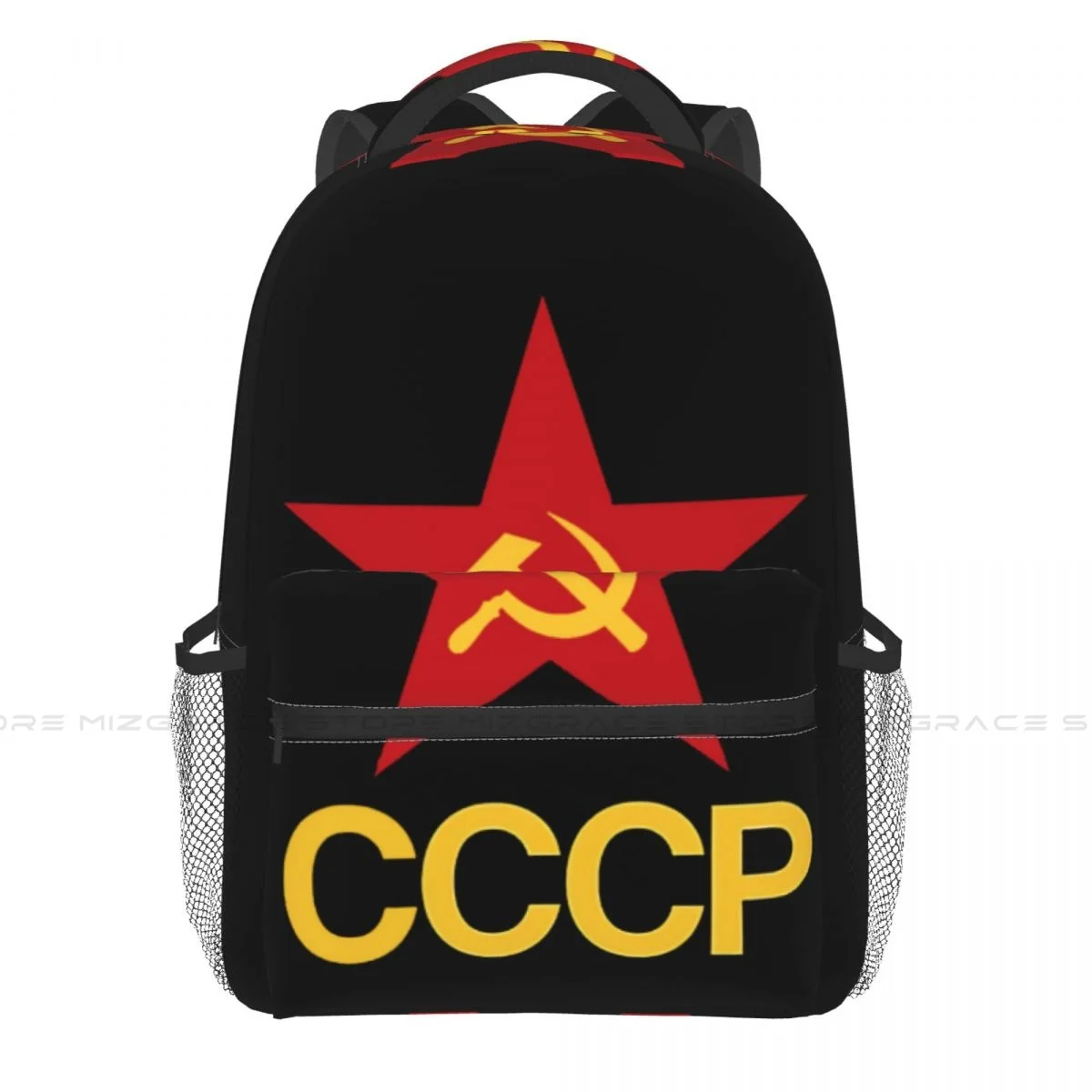 

USSR Soviet Union Backpack for Girls Boys Russian CCCP Travel Rucksack Daypack for Teenage School Laptop