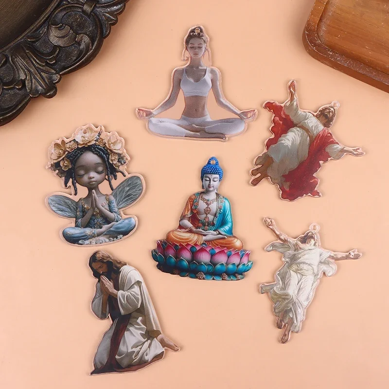 

[Безопасный и процветающий] Акриловый кулон для автомобиля / Привлекает удачу и благосостояние / Оберегает от опасностей и обеспечивает безопасное и спокойное путешествие