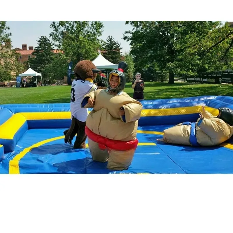 Fun and safe inflatable sumo wrestling wrest suit suitable for children and adults inflatable fat set for sale