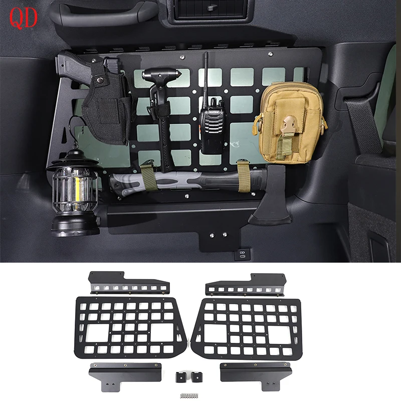 For Toyota Land Cruiser Prado 250 LC250 2024+ Aluminum Alloy Black Car Trunk Two Sides Tool Hanger Car Interior Accessories