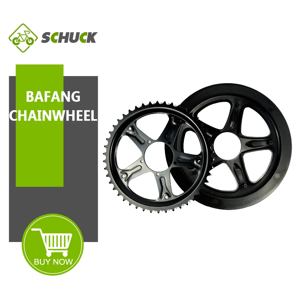 

Bafang Chainwheel 44T 46T 48T 52T Replacement Chain Guard for Electric Bicycle 8 Fun Mid Drive Motor Conversions Accessories