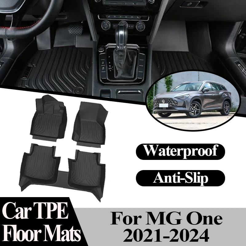 

Автомобильные аксессуары для MG One 2021 2022 2023 2024 3 шт. автомобильные коврики из материала TPE, противогрязные, противоскользящие, противоскользящие, чехол для ног, коврик для ковра