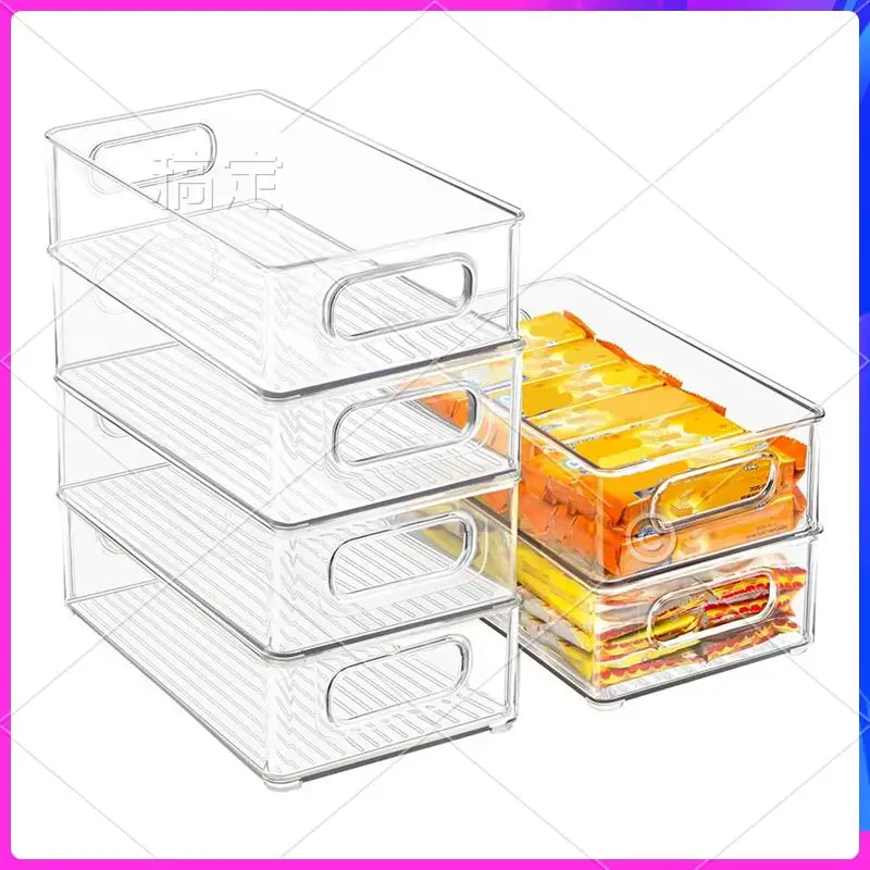 

НОВЫЙ органайзер для хранения моста, штабелируемый органайзер для хранения, прозрачный органайзер без BPA для холодильника, морозильной камеры и кухни