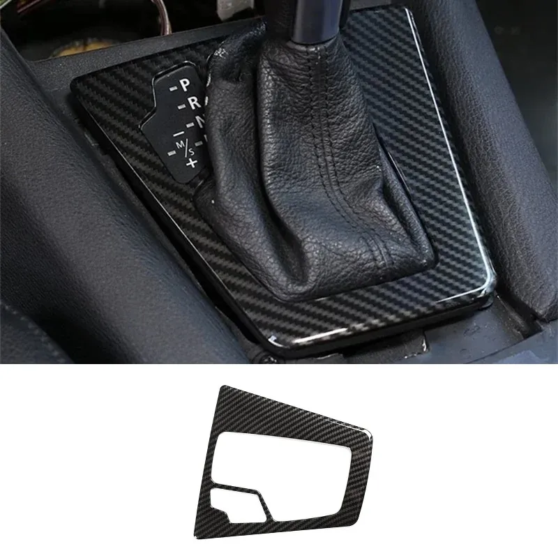 

Carbon Fiber Pattern Car Center Console Gear Shift Panel Frame Trim For BMW X3 E83 2006-2010 LHD Decoration Interior Accessories