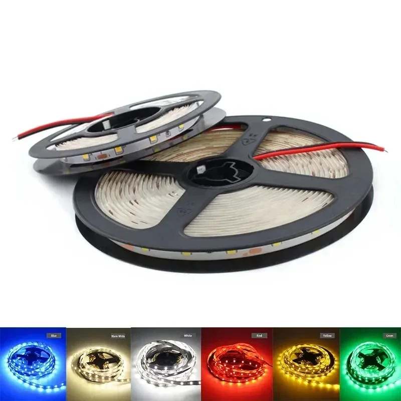 12V 2835 LED Strip 5m Tape Light Ribbon 60LEDs/m Home Lamp Strip Natural White / Warm White / Cold White Home Decor