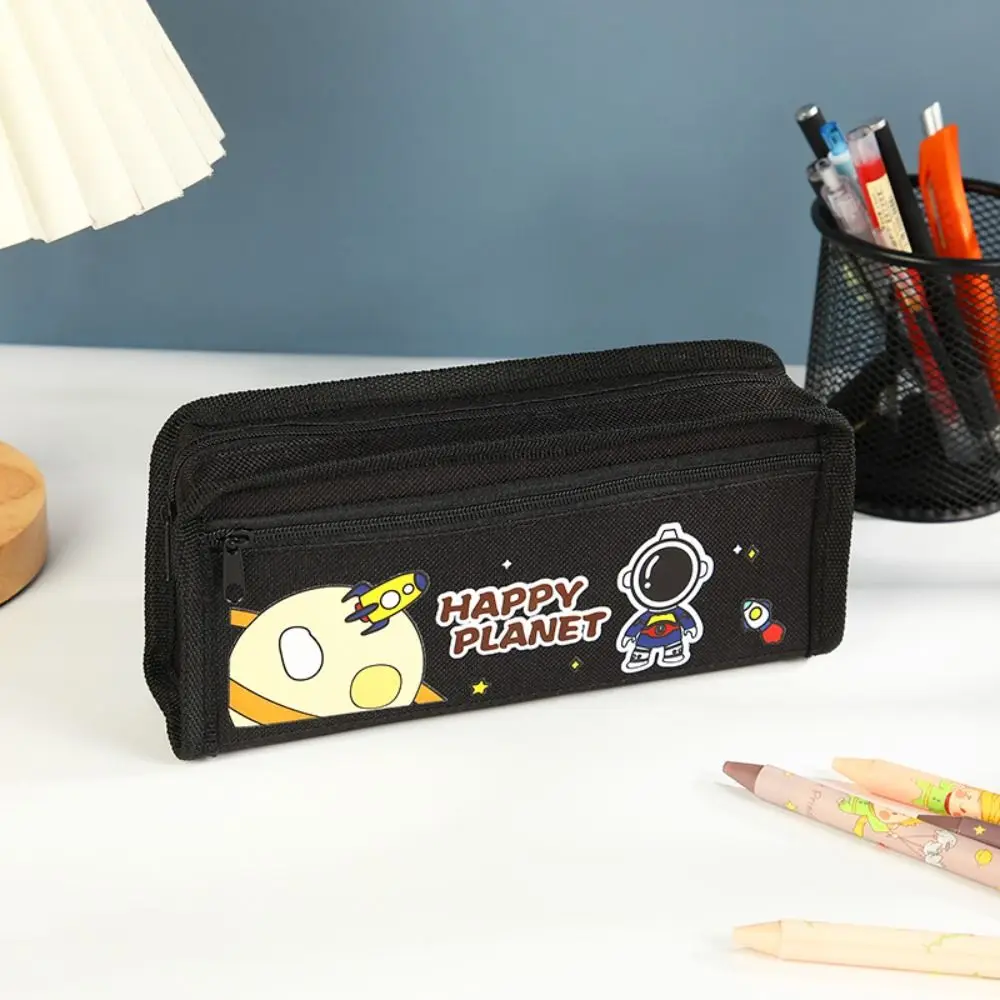 Pencil Case Holder Boys Stationery Bag Large Capacity Storage Bag Multi Layer Pencil Bag Desktop Organizer Desktop Storage