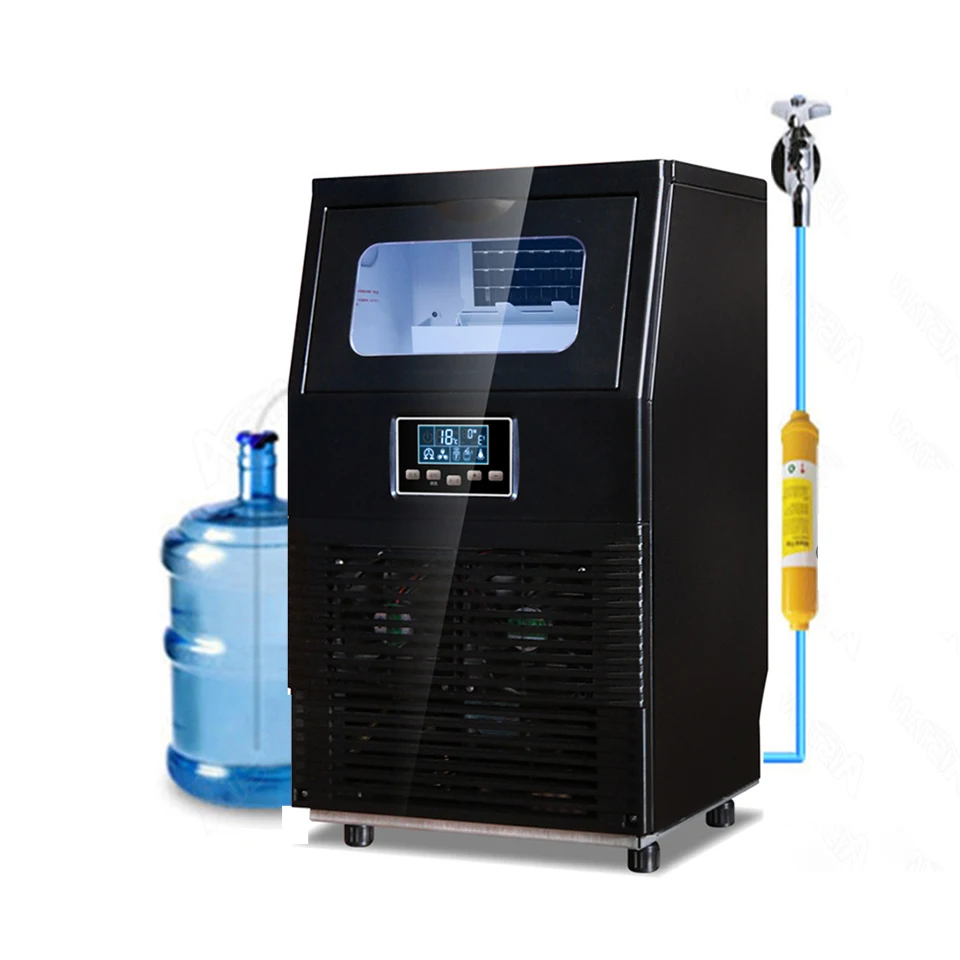 

HZB50FAB High-Capacity 55kg/day Undercounter Ice Machine With Built-in Ice Cube Storage For Restaurants