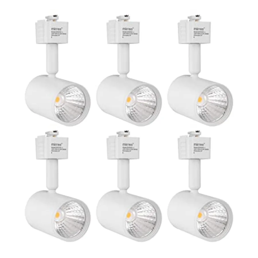 

LED Track Lighting Heads Compatible with Single Circuit J Type Track Lighting Rail Ceiling Spotlight for Accent Task Wall Art E