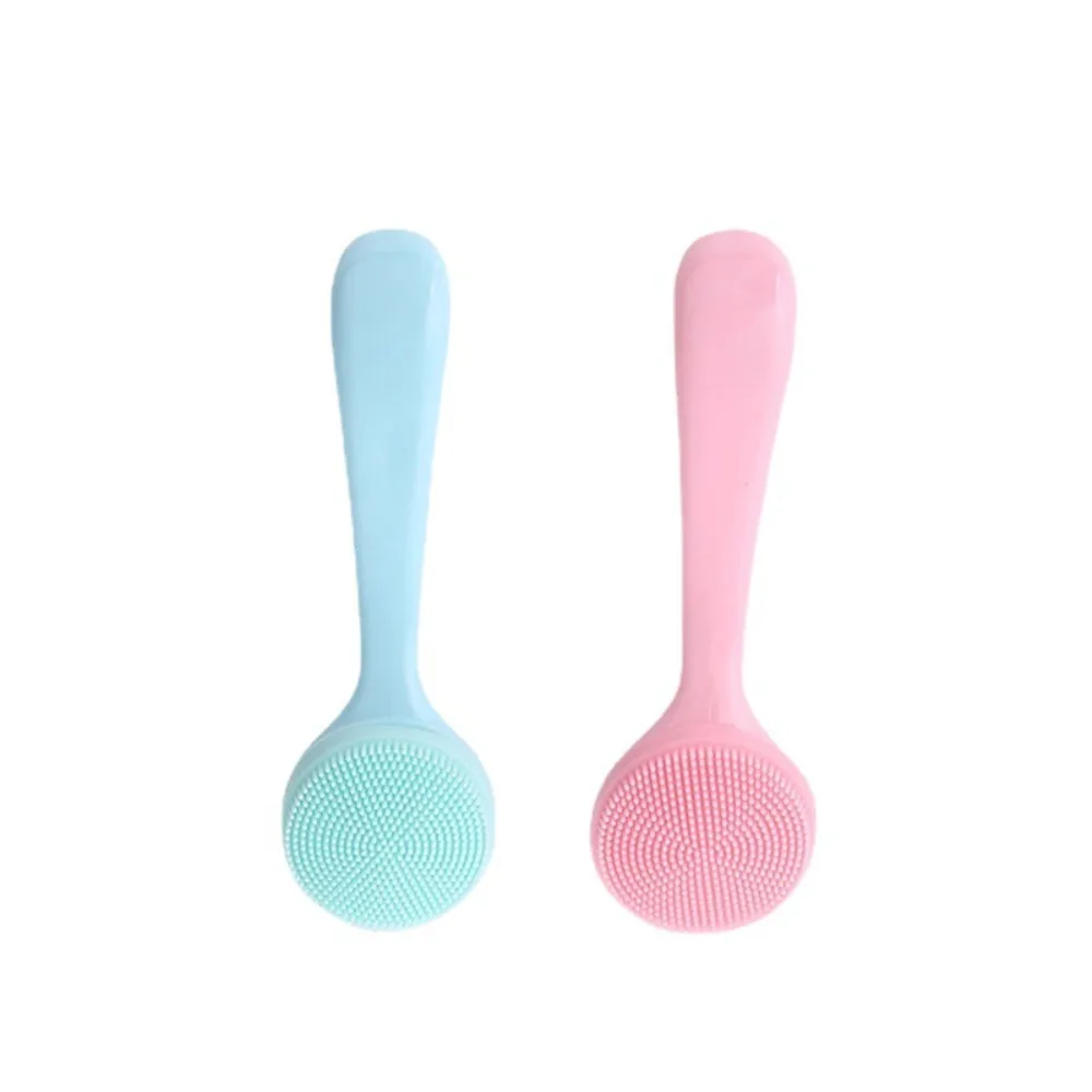 High Quality Silicone Skin Care Brush Durable Soft Face Brush Comfortable Handle Blackhead Remover Face Cleanser Skin Care Tool