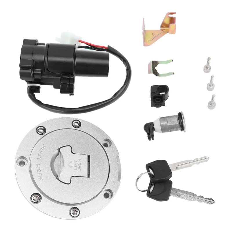 

Ignition Switch Gas Cap Seat Lock Key Set Sturdy Easy Installation For CBR600RR CBR600F4 CBR900RR CBR1000RR CBR1100XX VTR1000