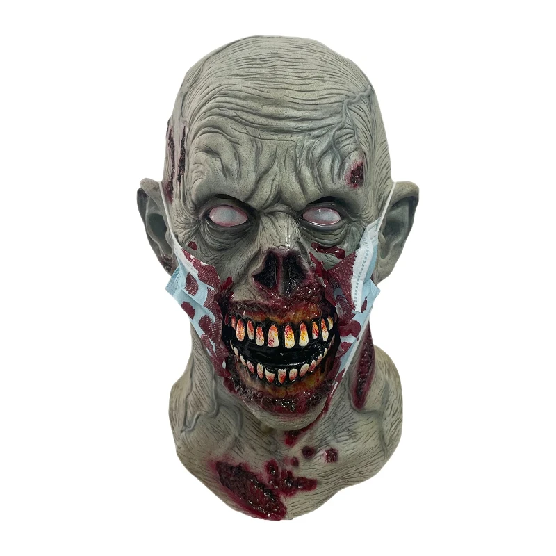 

Horror Masks Cosplay Zombie Headgear Costume Props Accessories Halloween Carnival Fancy Dress Up Party Masquerade Ball