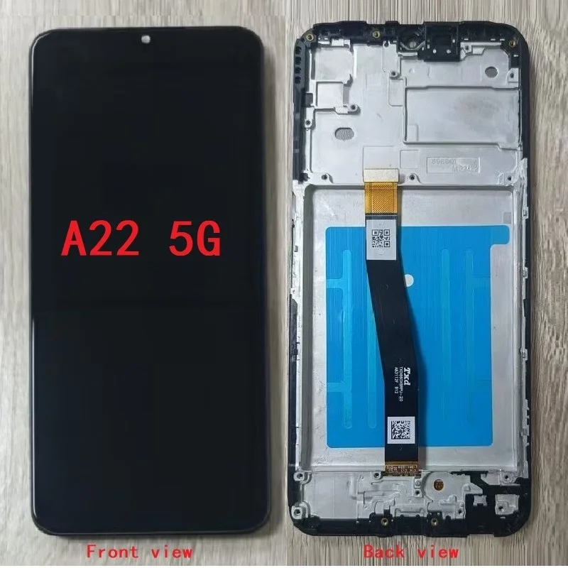 For Samsung Galaxy A22 5G SM-A226B A226 Display Lcd with Frame Touch Screen Digitizer Assembly Replacement Part
