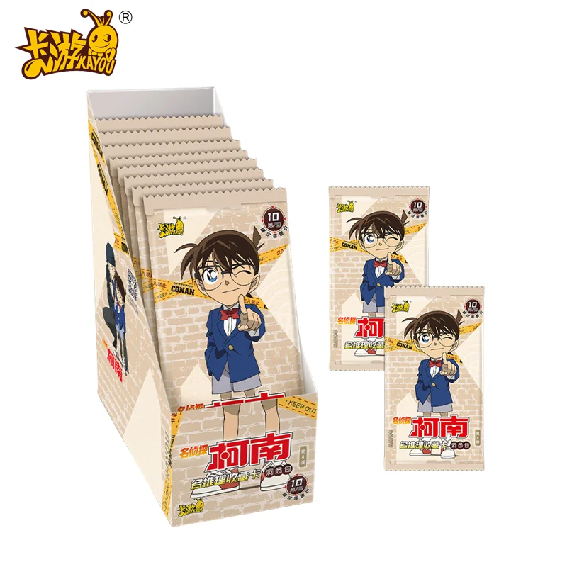 Original KAYOU Anime Detective Conan Cards Insight Pack Romantic Comedy Characters Kudo Shinichi Maori Lan Kids Birthday Gift