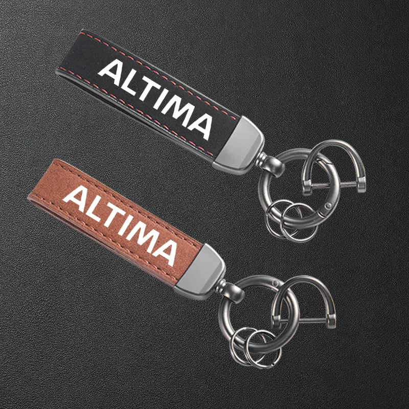 Für Nissan ALTIMA Auto-Schlüsselanhänger, hochwertiges Leder-Wildleder-Schlüsselanhänger-Zubehör