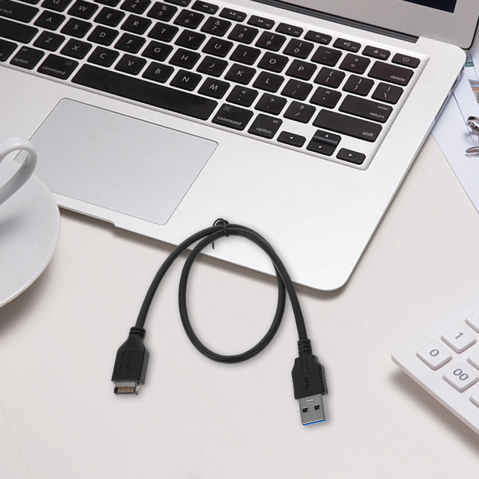 USB 3.0 to Type A Extension Cable for Computer 5Gbps Fast Data Transfer Stable Connection for Desktop Motherboard Printer