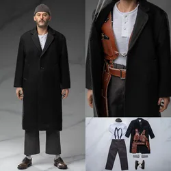 TOPO TP004 1/6 Scale Soldier Killer Leon Jean Reno Accessory Set Long Windbreaker Clothes Suit Model Fit 12'' Male Action Figure