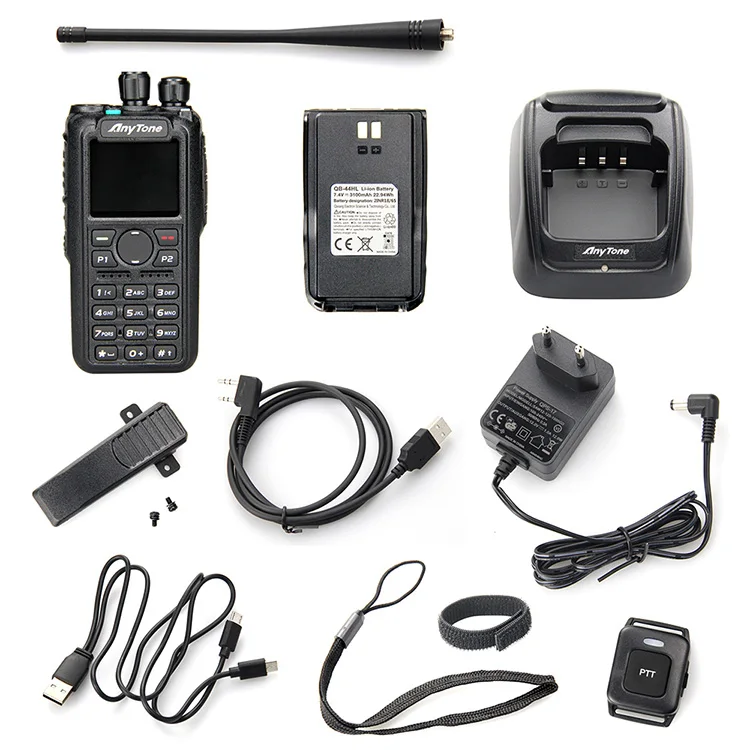 Anytone 878 V2 Top version Dual band DMR digital 2 Way Radio 4000 channels ham handheld walkie talkie