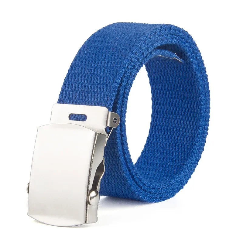 Cinturones de lona de 2,5 cm para hombre y mujer, diseño de lujo para niños, niños y niñas, cinturón de entrenamiento al aire libre, cintura de