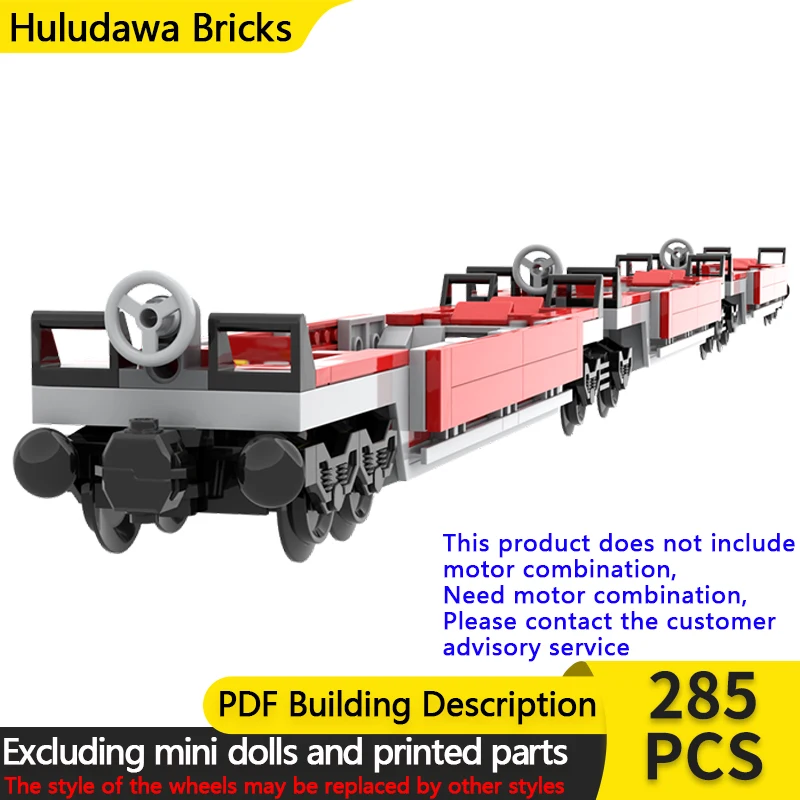 

Модель городской автомобиль MOC, строительные кирпичи, Intermodal, тройной контейнер, плоский автомобиль, модульная технология, детские праздничные подарки, сборные игрушки