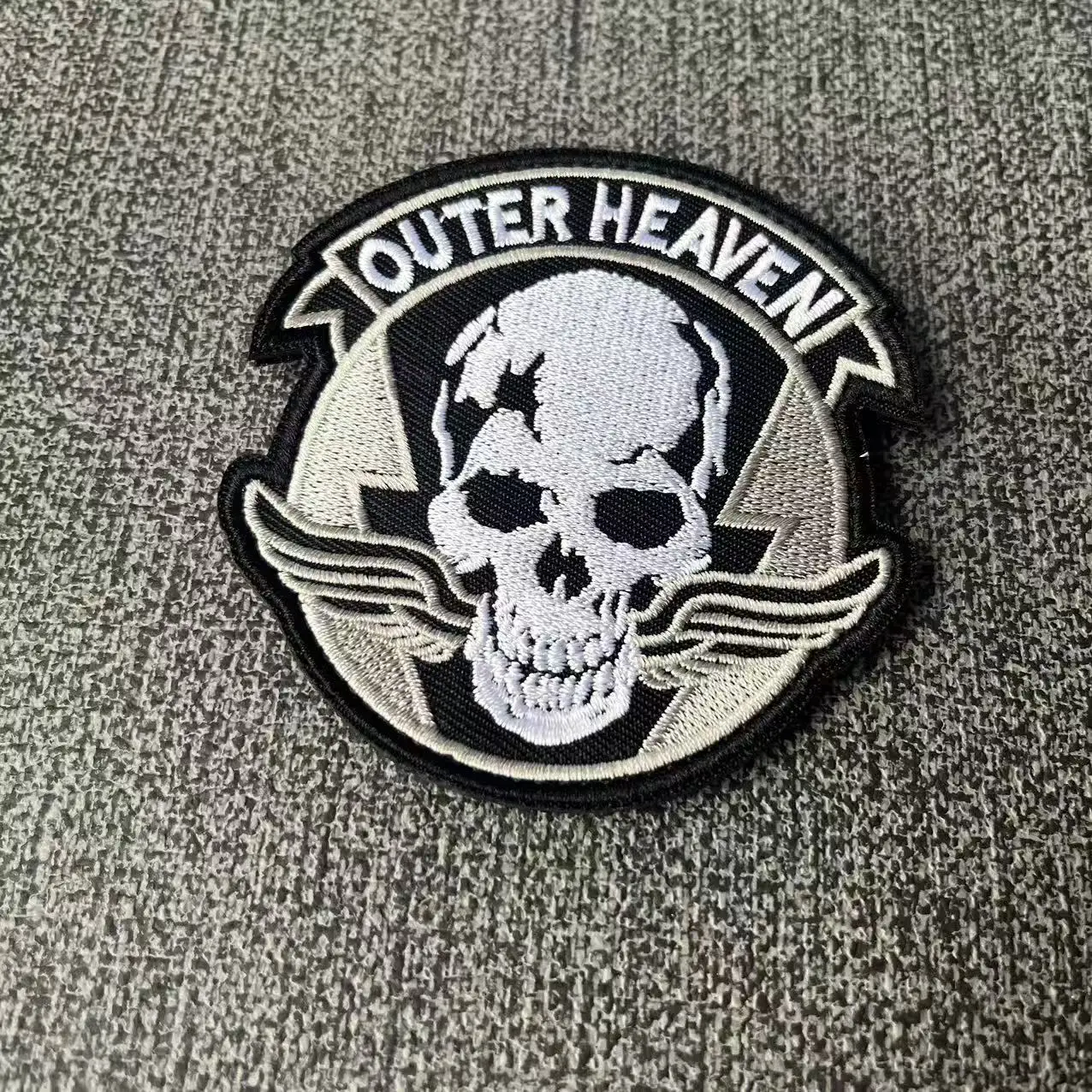 Embroidered Metal Gear Solid Cosplay Patch Foxhound, Fox, XOF,MGS Diamond Dogs, Outer Heaven Patch Tactical Badges for Cloth