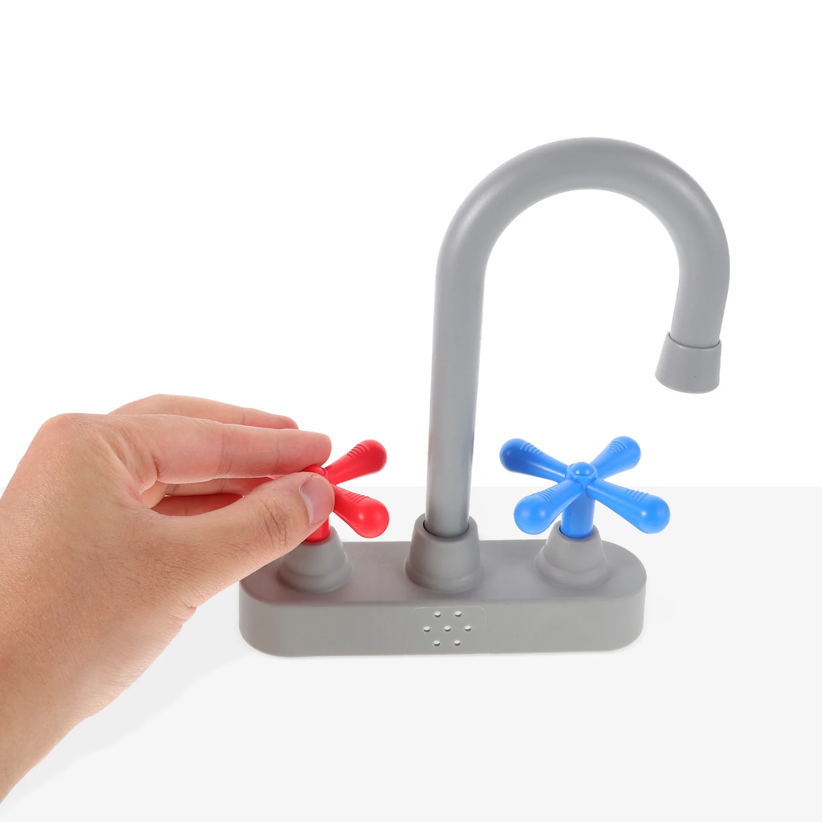 

Kids Pretend Play Replacement Plastic Simulation Sink Rounded Corners Safe Role-Playing Interactive Fun Kitchen Water Faucet For