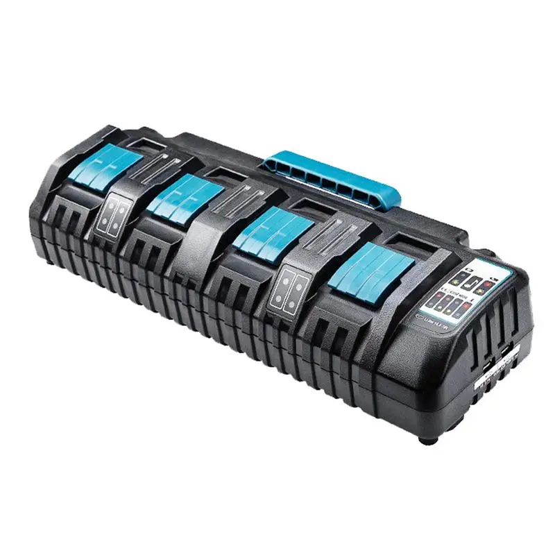 ABJI-Black для аккумуляторов 14.4V 18V 3.0Ax4 Li- BL1830, BL1830B, BL1840, BL1840B, BL1850, с вилкой стандарта ЕС