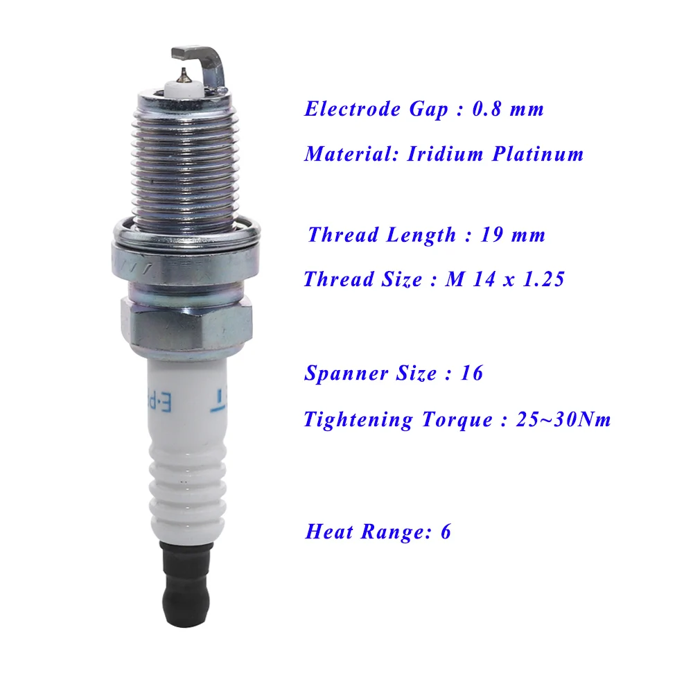 Car Spark Plug For MG GT MG3 MG5 MG6 MG7 AUDI A6 Avant quattro C7 ROEWE RX3 W5 750 550 360 SSANGYONG Rexton PFR6Y 9331 view 2