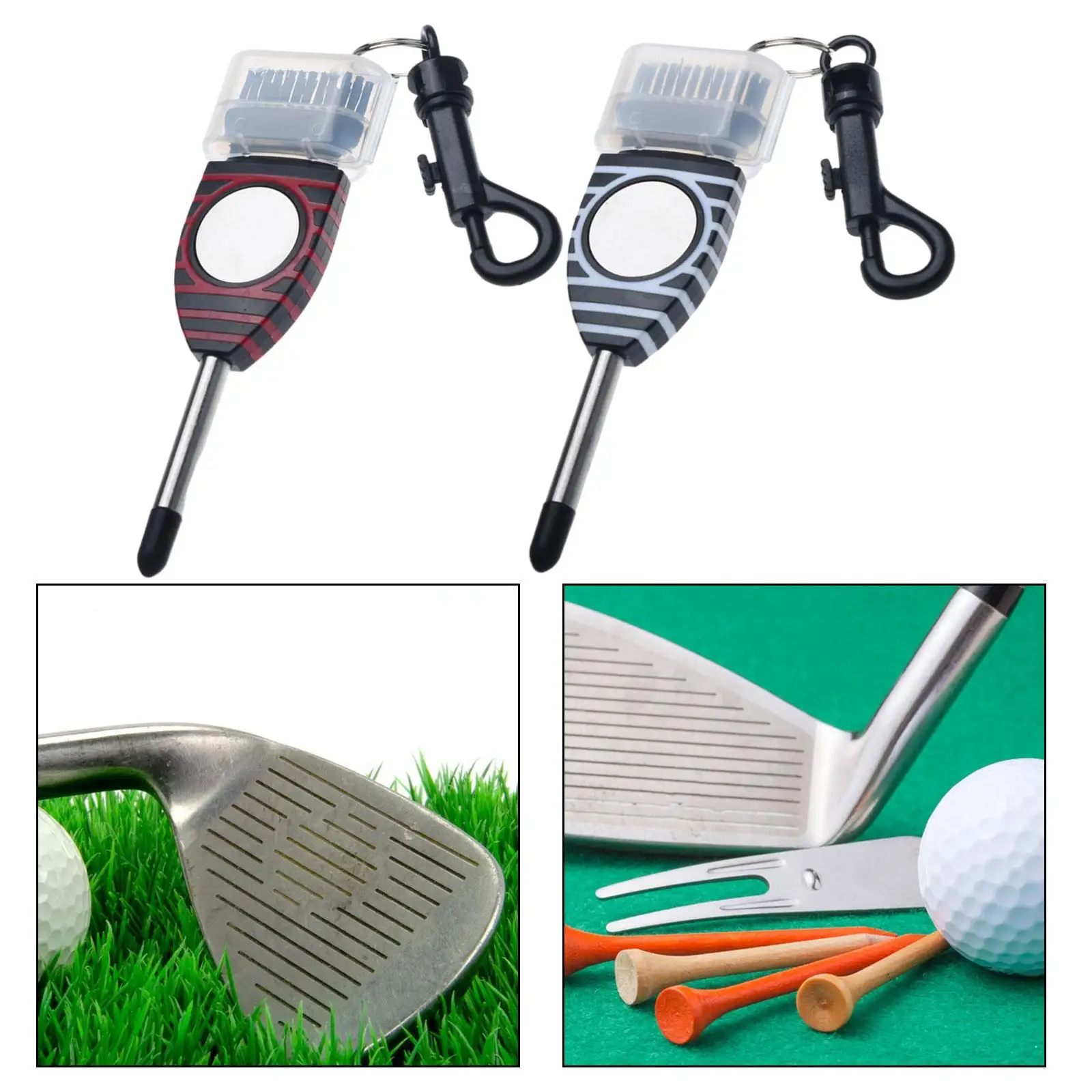 Golf Club Cleaner Brush Golf Brush Professional Lightweight Golf Cleaning Brush Golf Club Groove Cleaner for Men Women Outdoor