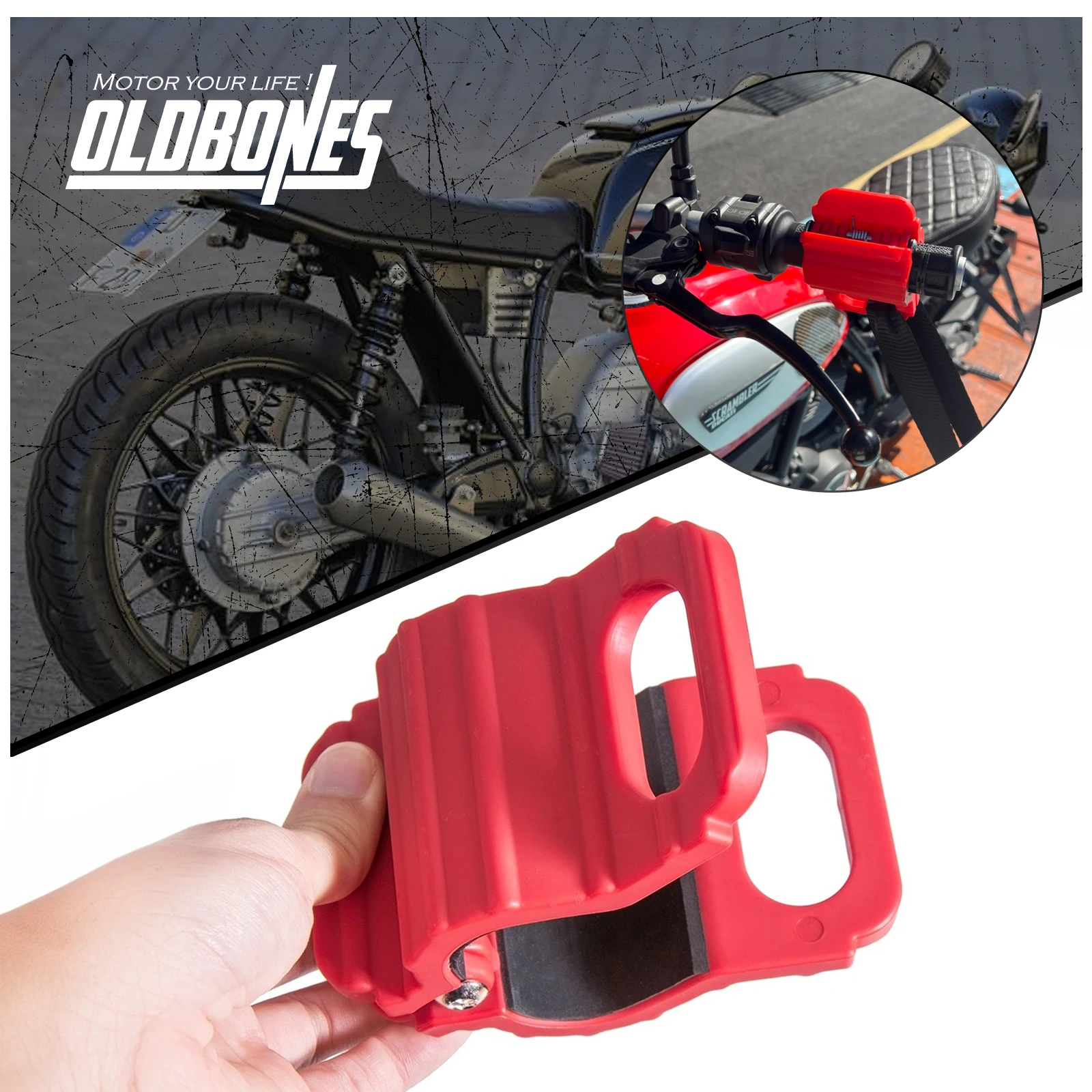 Universal New Tie-Down Clamp Motorcycle Tie Down Emergency Snap Connection Handlebar Motorbike Accessories For BMW For YAMAHA