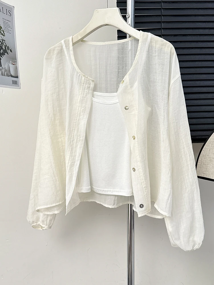 Estate Nuovo Allentato Lungo Sve Micro Trasparente irt Donna Misto Sle Sottile Tuta Sportiva Top Versione Coreana Miss Jo Miss