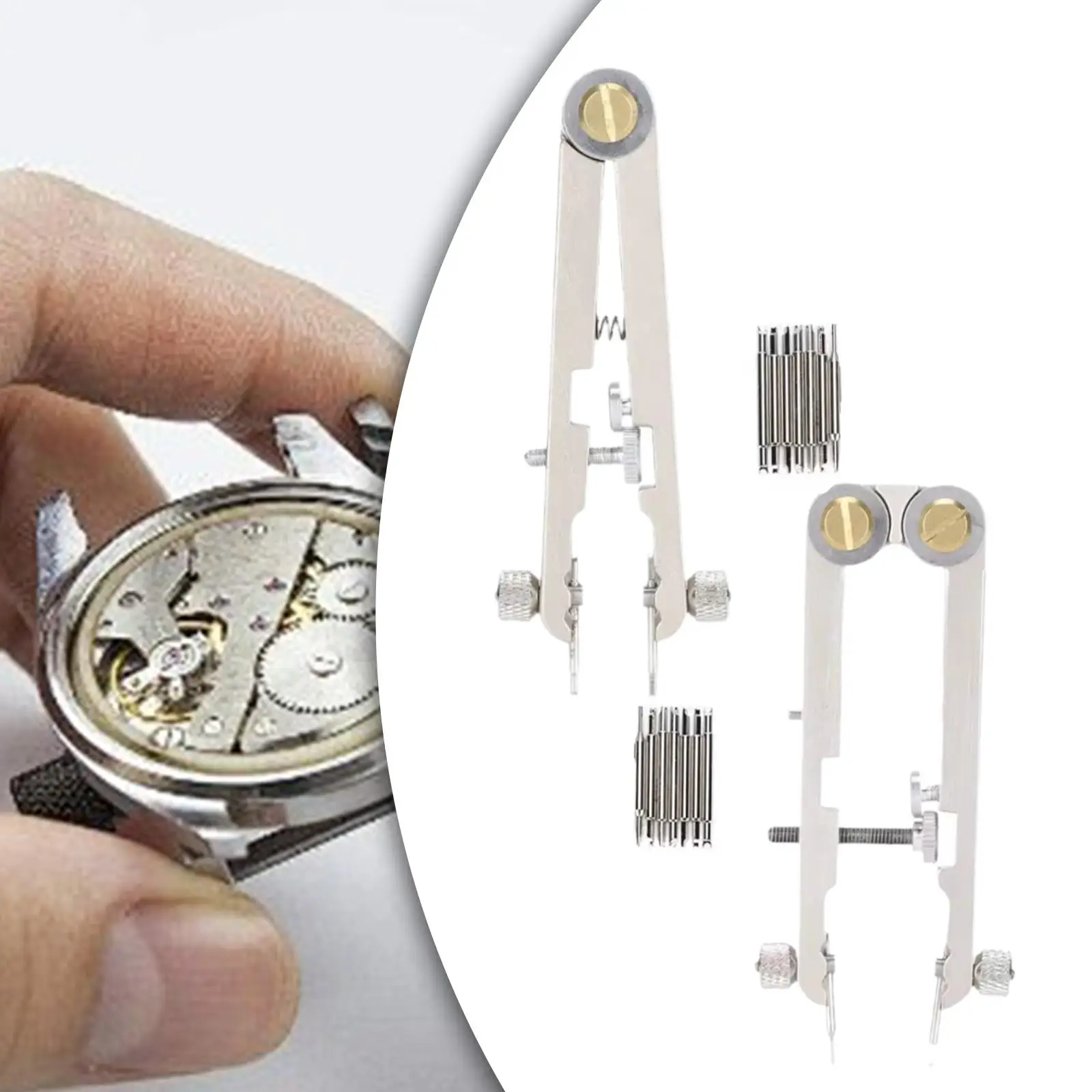 Watch Spring Bar Pliers Tool Set Watch Repair Tool Replacement Tweezers for Watch Wrist Band Watchmaker Repairing Shop
