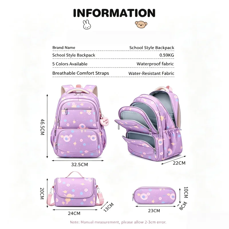 Set di tre pezzi per la scuola - Phone Accessories Wholesale In China recensione e prezzo