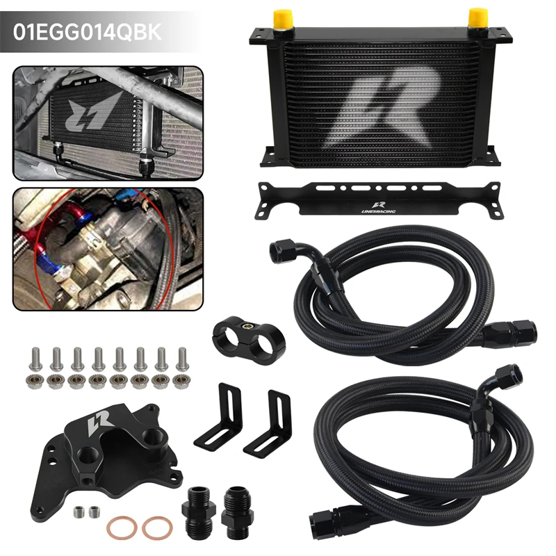 

25 Row Oil Cooler Mout Filter Adapter Kit For BMW Mini Cooper S Supercharger R56 Engine Turbo 1.6L 2006-2012 Aluminum