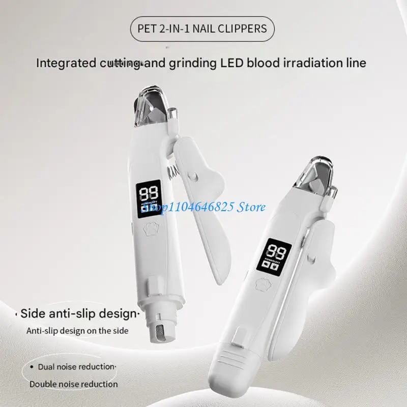 

Cats Trimmer Tool with LED Light Trimming Tool Home Use Labor-Saving Trimmer Prevents Splitting