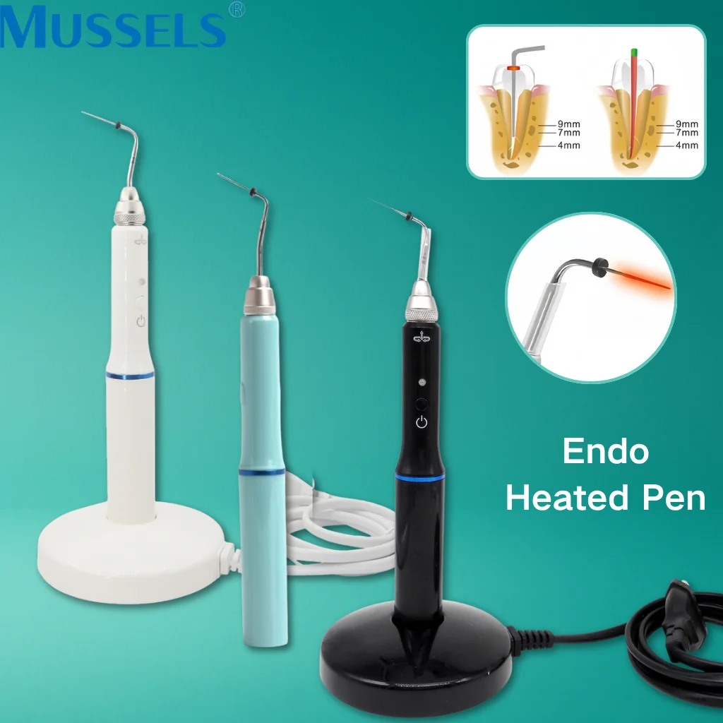 

Dental Gutta Percha Obturation Pen 3s Heating Endo Tooth Gum Cutter Root Canal Filling Cutting System with 2 Tips Dentistry Tool