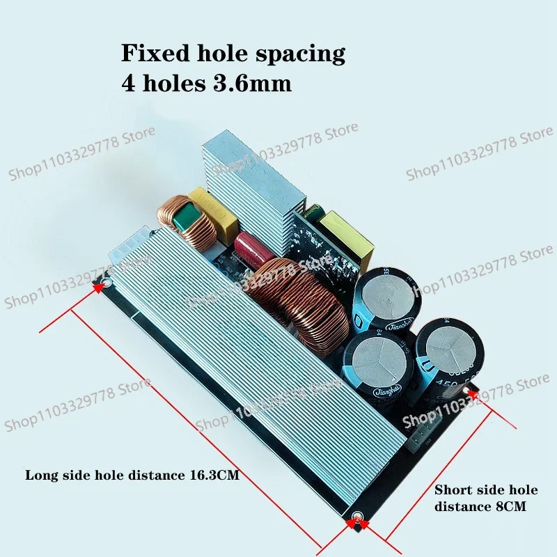 3000W high power PFC power module AC-DC small size temperature controlled fan start