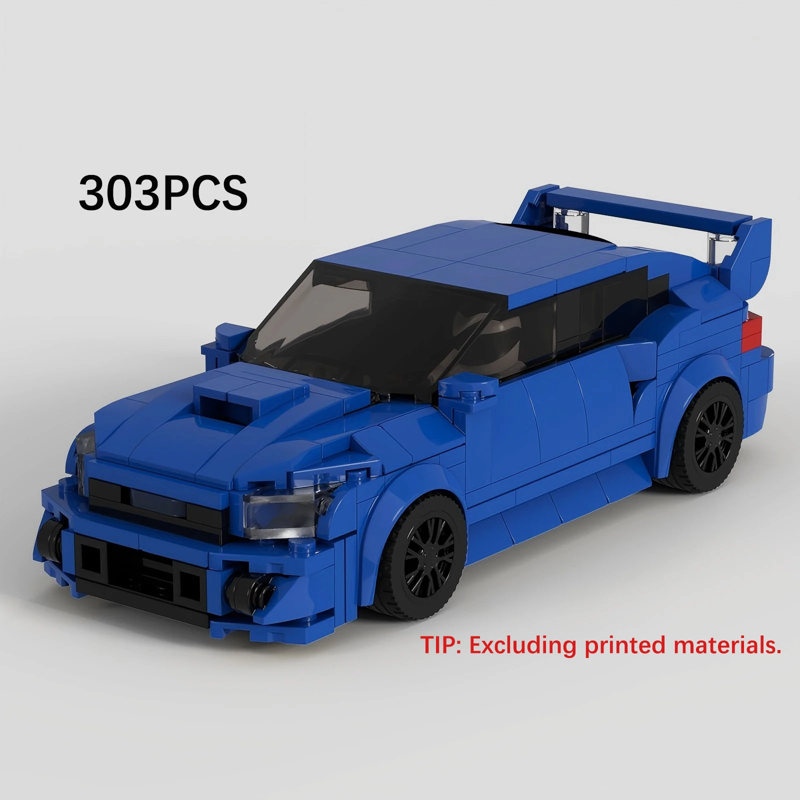 MOC-70675 Building Bricks Sportscar JDM City Car Model Technology Gifts Assemble Creative Garage Toys Suit