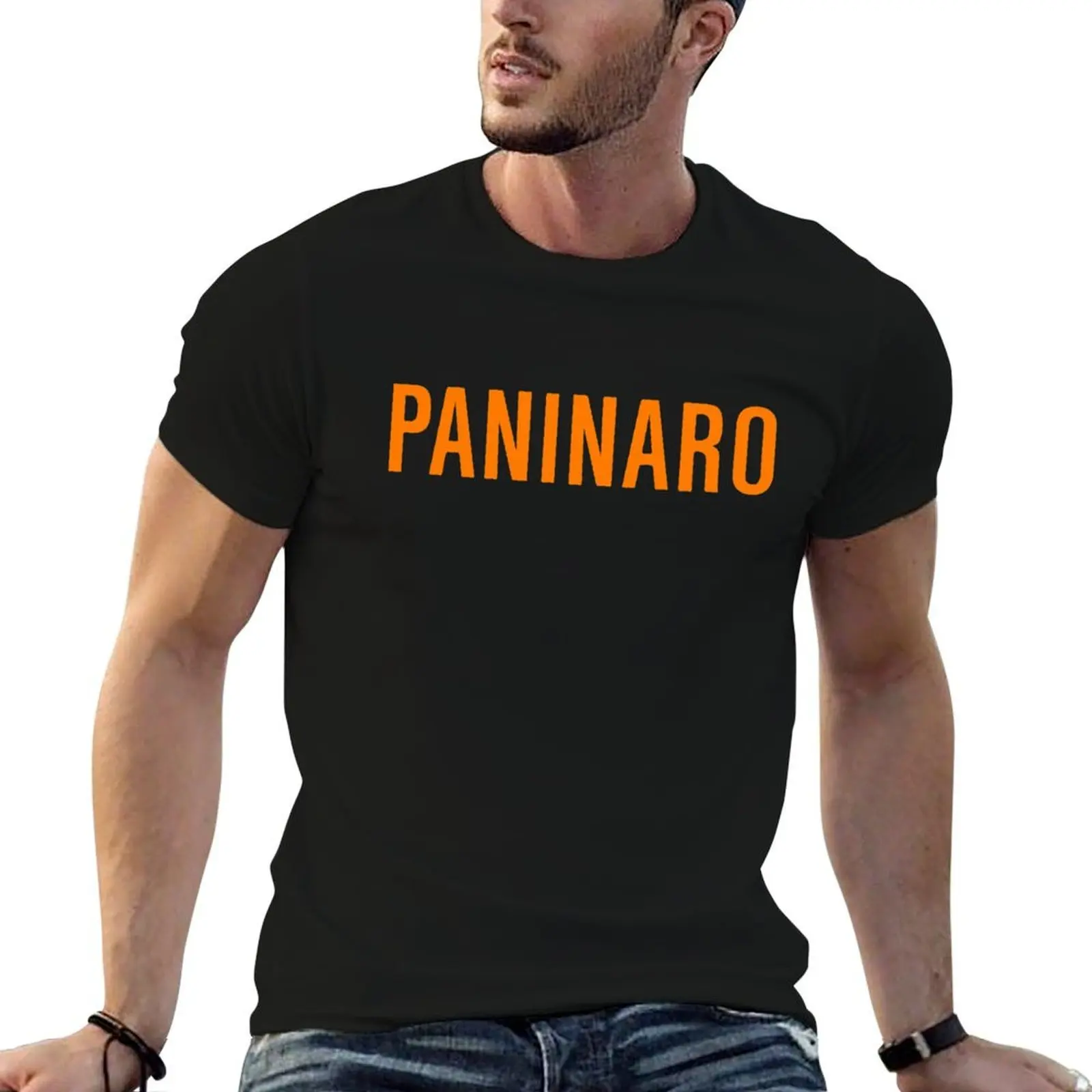 

Paninaro (orange) T-Shirt funny t shirts man t shirts for man cotton t shirts for man pack cotton T-shirt
