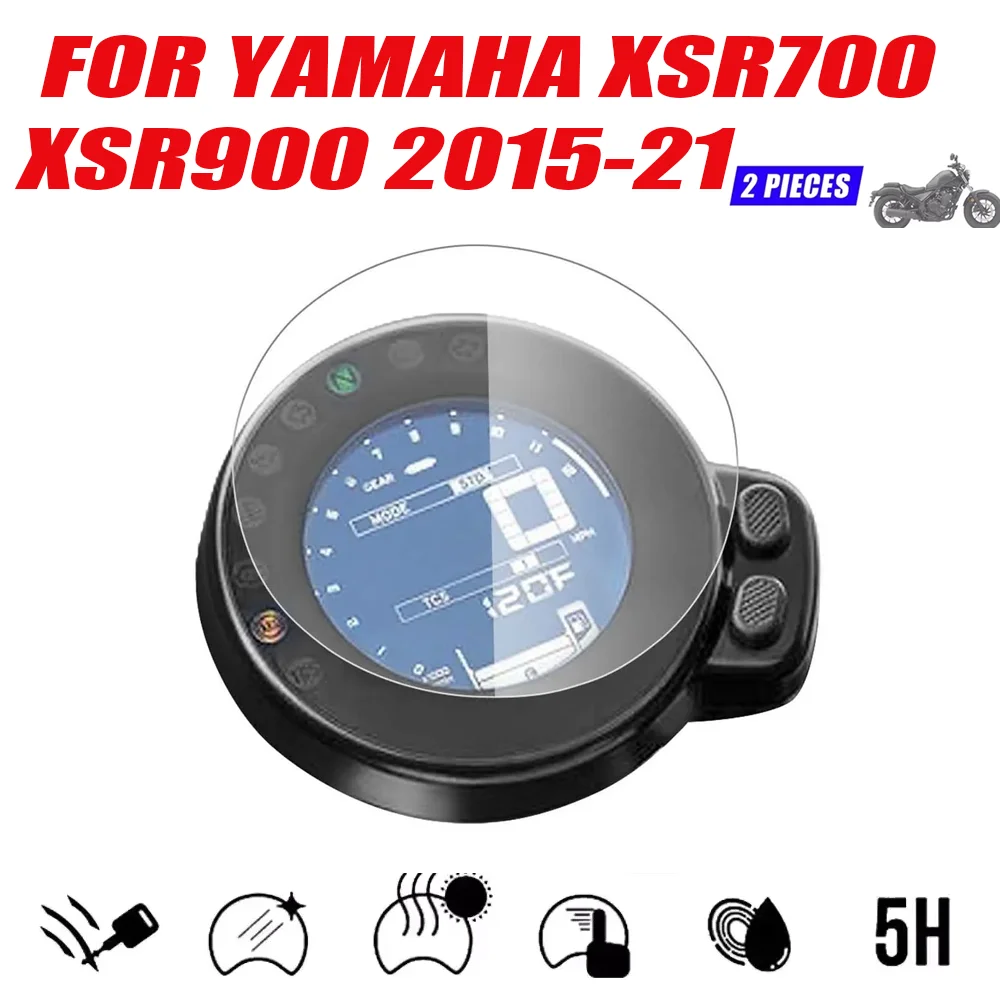 

For Yamaha XSR700 XSR 700 2015-2025-UP XSR900 XSR 900 2015-2021 Speedometer Scratch Cluster Screen Protection Film Protector