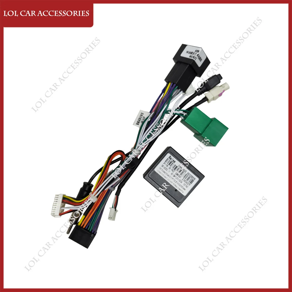 Power Cable Canbus For CHEVROLET Tracker Orlando Onix 2019+ Car Audio Radio Android Player Frame Wiring Harness