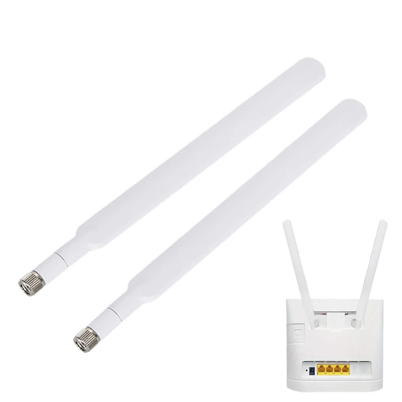 2pcs 4G LTE External Antenna 8dBi SMA Male 700-2700MHz Wireless Antenna for Huawei B593 E5186 B315 B310 B880 B890 Router