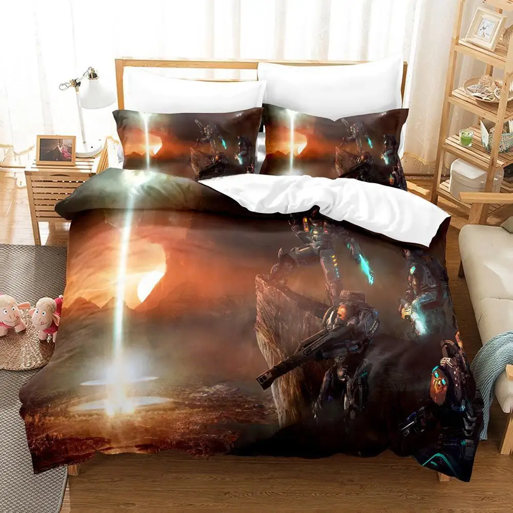 

3D Print Anime BENDY 2/3pcs Bedding Set Single Twin Full Queen King Size Kawaii BatlM Bed Set Adult Kid Bedroom Duvet Cover Sets