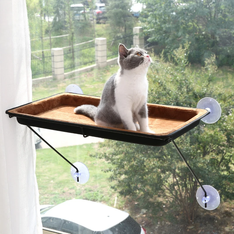 Factory Direct Cat Hammock Hanging Nest Four Seasons Applicable Cat Litter Cat Bed Window Swing Suction Cup EVA Bed Toys Pet Bed