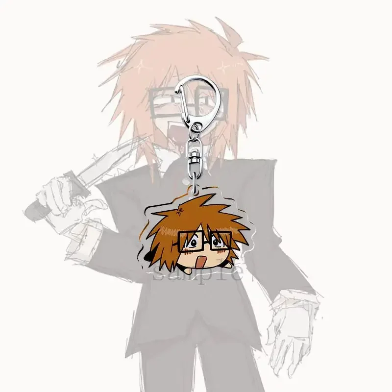 Ranfren Anime brelok do kluczy z motywem kreskówkowym akrylowy breloczek nyennyon smycz do telefonu tornister wisiorek akcesoria prezent