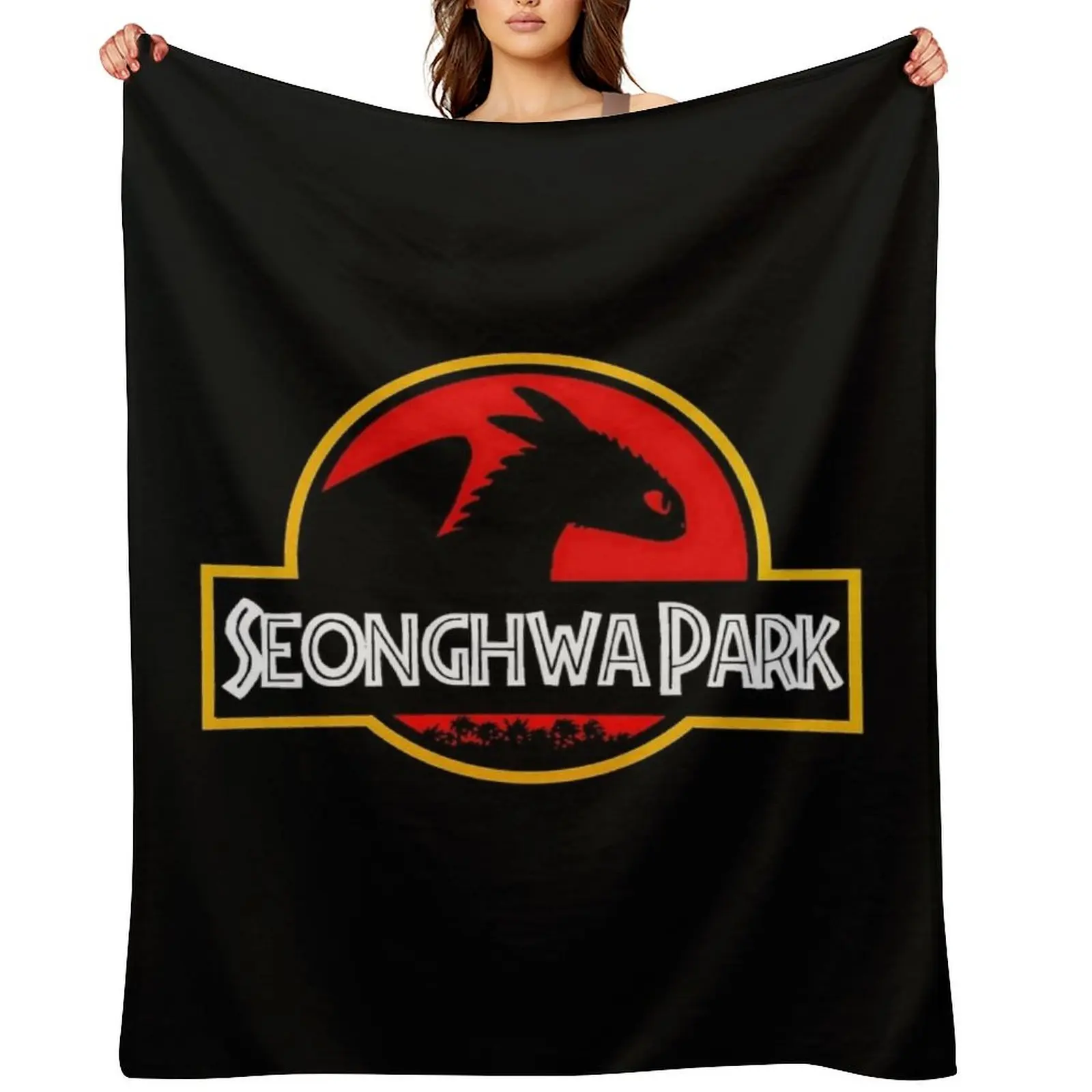 

seonghwa park logo Throw Blanket Sofas Softest Camping Luxury Designer Blankets